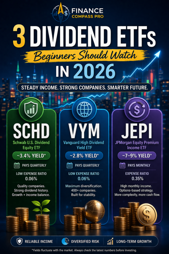3 Dividend ETFs Beginners Should Watch in 2026