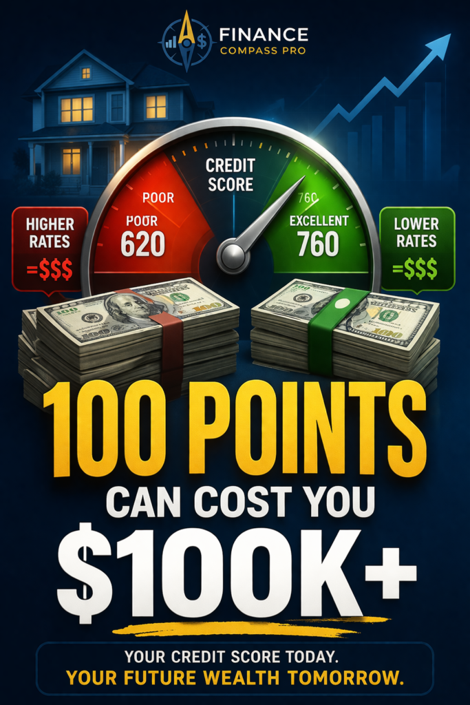 A 100-Point Credit Score Difference Could Cost You Over $100,000