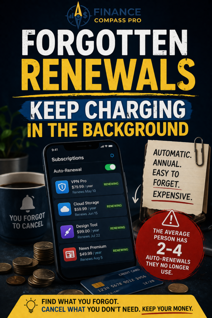 Auto-Renewals You Forgot About May Be Stealing Your Money