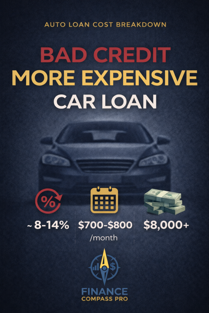 Bad Credit Makes Your Car Loan More Expensive Than You Think