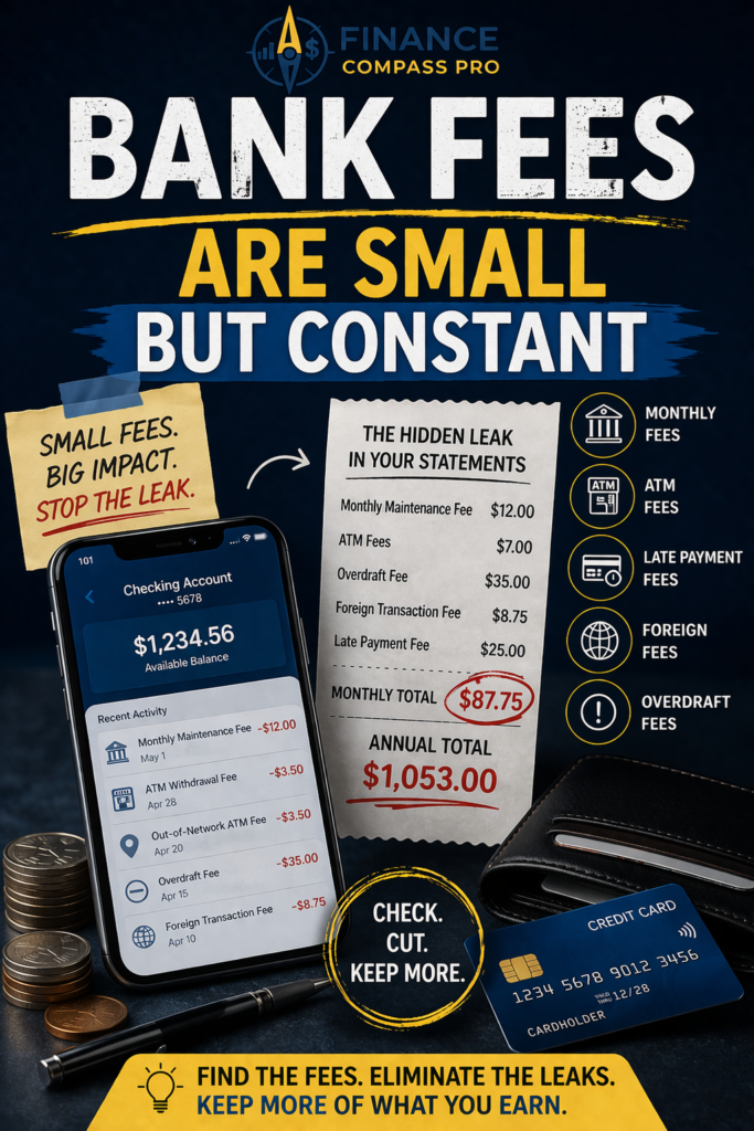 Bank Fees and Card Fees Are Some of the Easiest Money Leaks to Fix