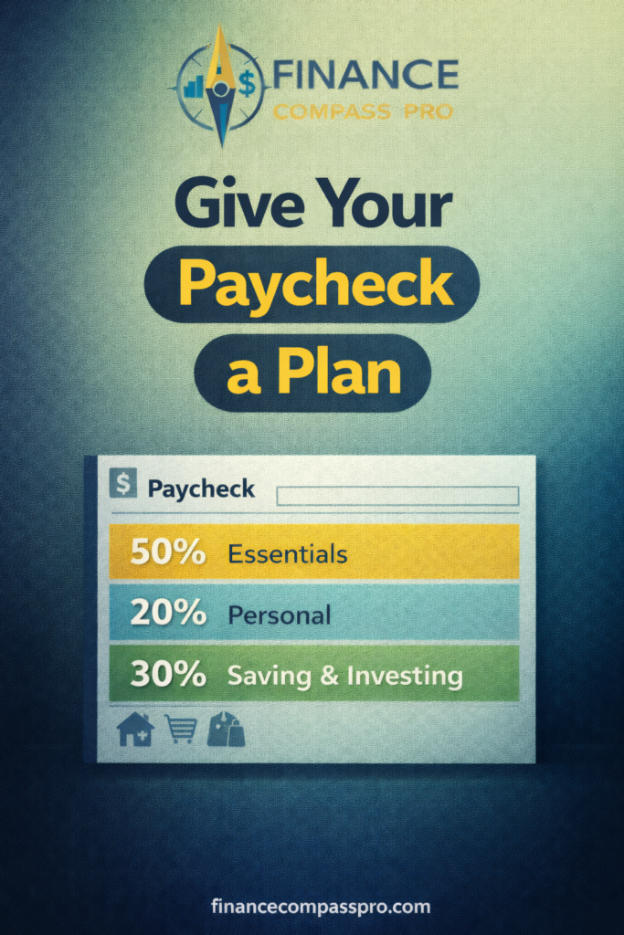 Before You Invest Anything, Give Your Paycheck a Simple Plan