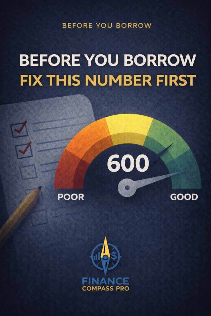 Before You Take Out a Loan, Fix This Number First