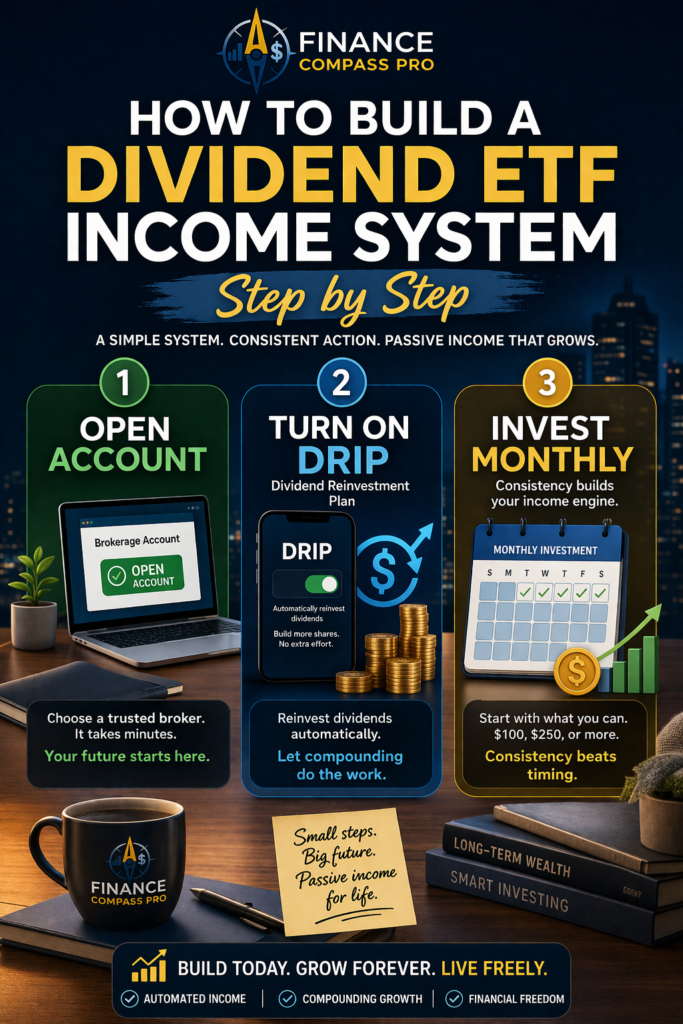 How to Build a Dividend ETF Income System Step by Step