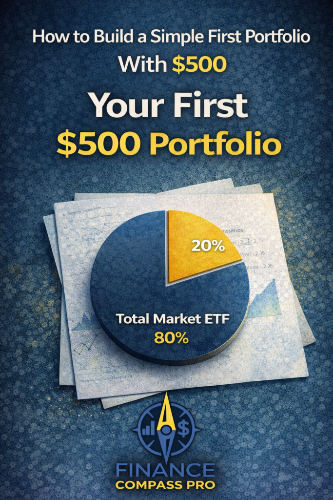 How to Build a Simple First Portfolio With $500