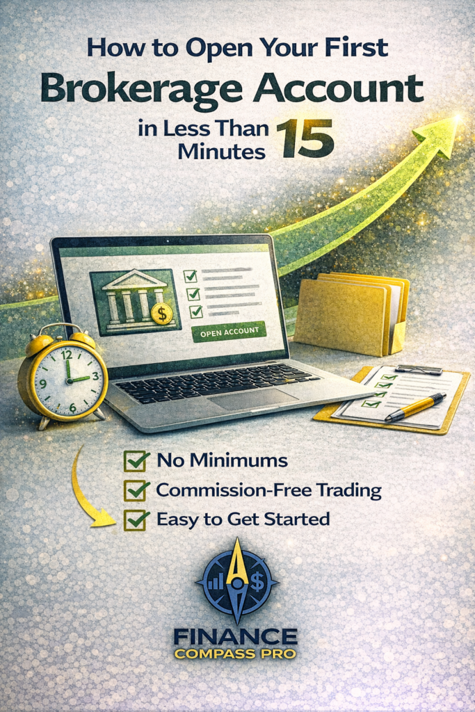 How to Open Your First Brokerage Account in Less Than 15 Minutes