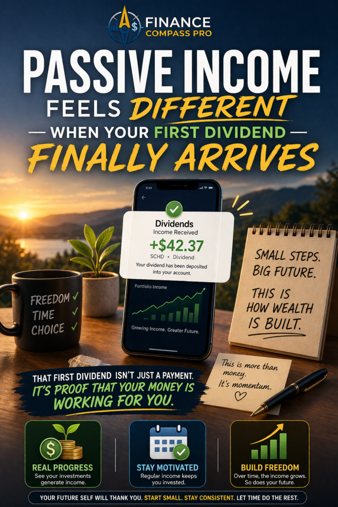 Passive Income Feels Different When Your First Dividend Finally Arrives