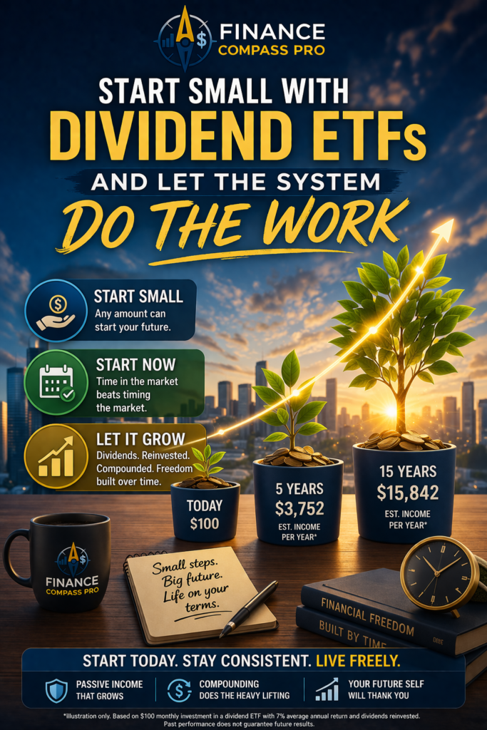 Start Small With Dividend ETFs and Let the System Do the Work