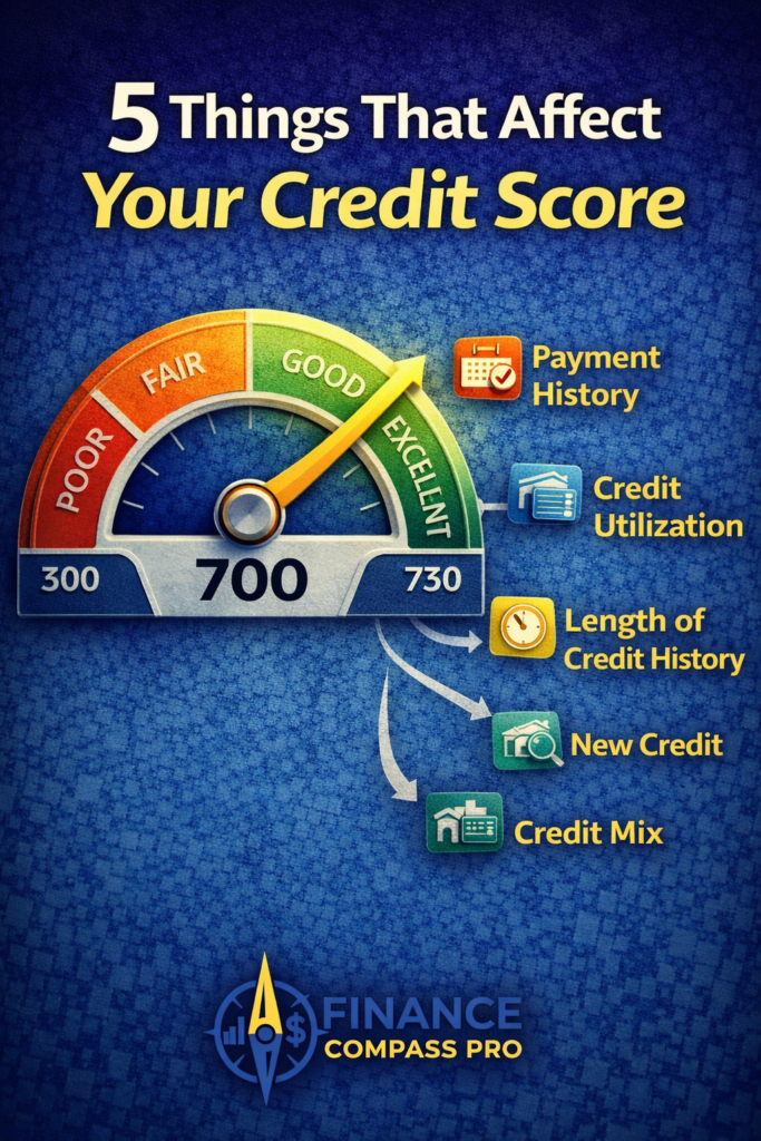 The 5 Things That Affect Your Credit Score Most