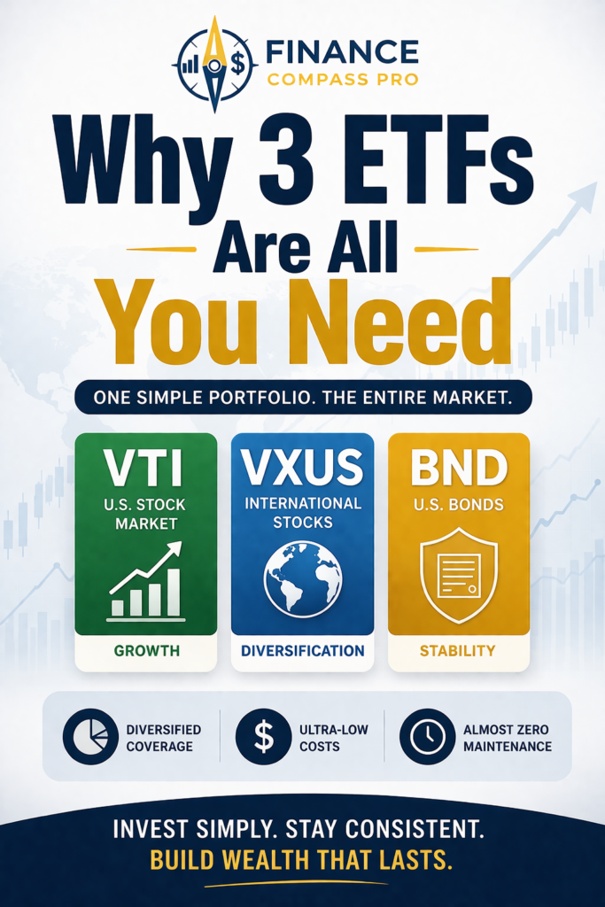 Why 3 ETFs Are All Most Beginners Really Need