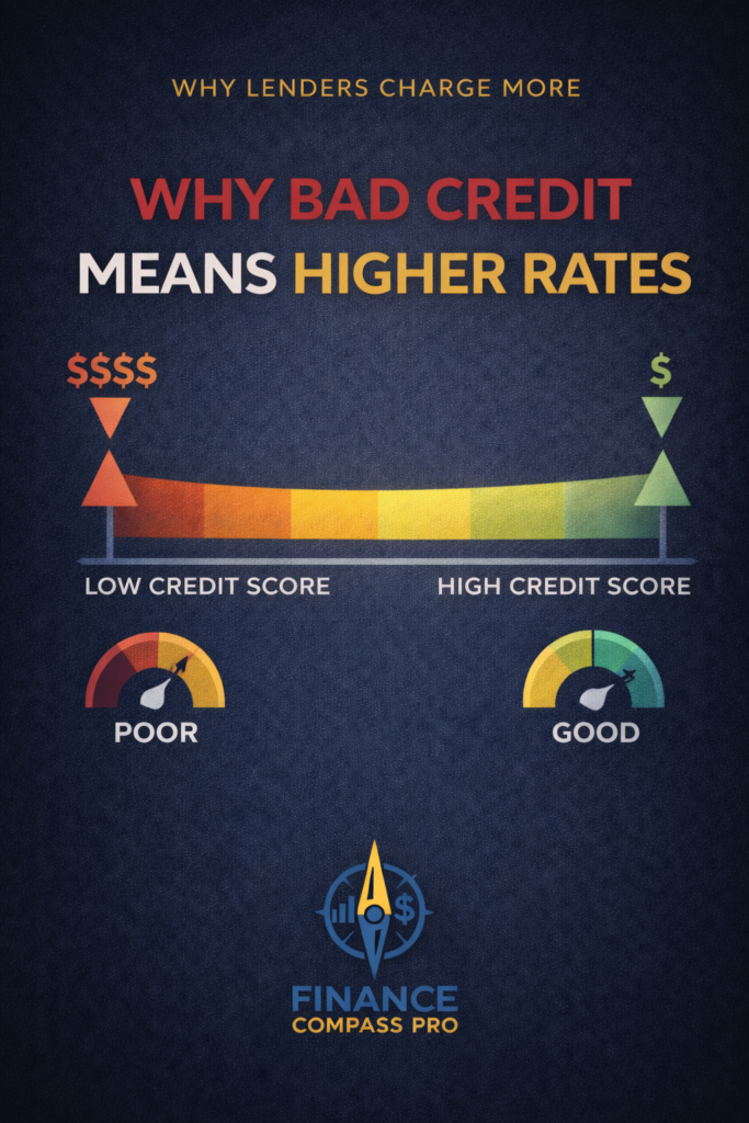 Why Lenders Charge Higher Rates to Lower Credit Scores