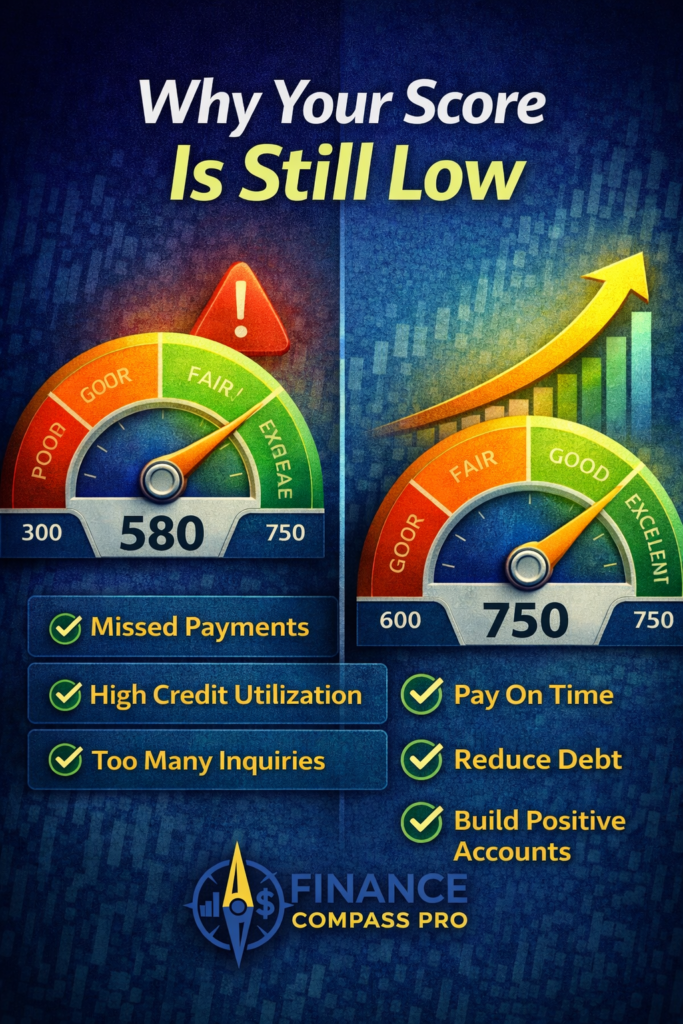 Why Your Credit Score Isn’t Improving and How to Fix It Fast