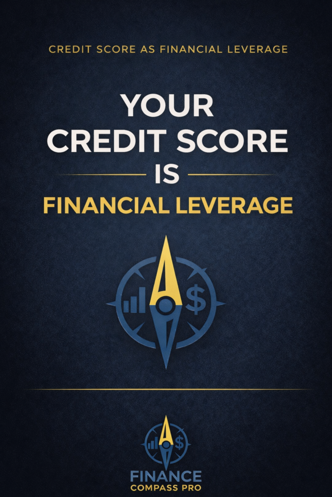 Your Credit Score Is Financial Leverage - Are You Using It?